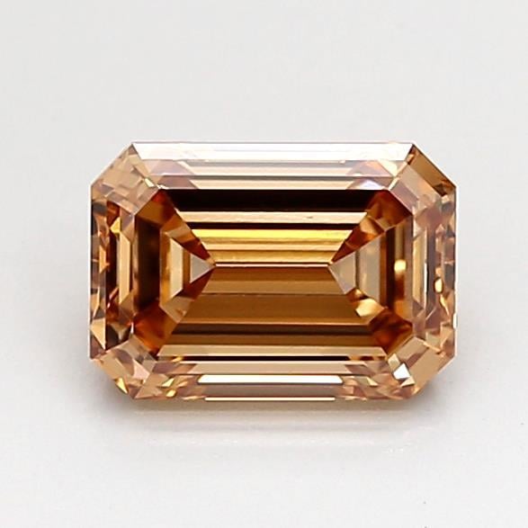 1.03 Ct. Fancy Light Brown Emerald Lab Grown Diamond