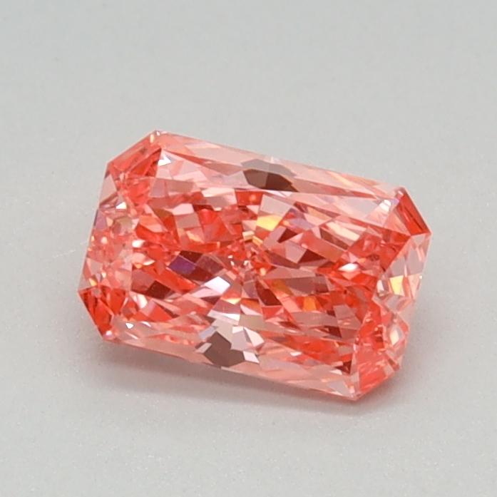 0.50 Ct. Fancy Vivid Pink Radiant Lab Grown Diamond