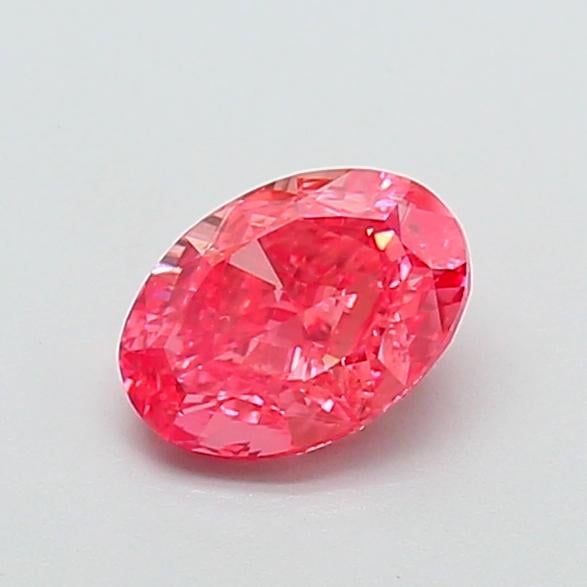 1.18 Ct. Fancy Vivid  Pink Oval Lab Grown Diamond