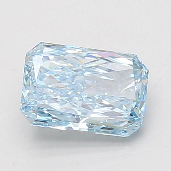 1.10 Ct. Fancy Vivid Blue Radiant Lab Grown Diamond