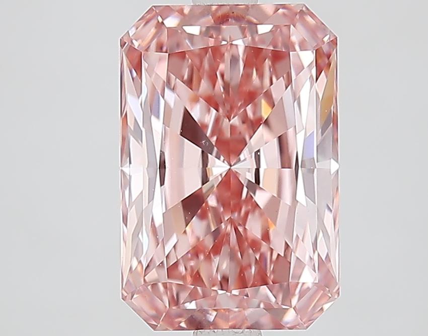 3.11 Ct. Fancy Intense Pink Radiant Lab Grown Diamond