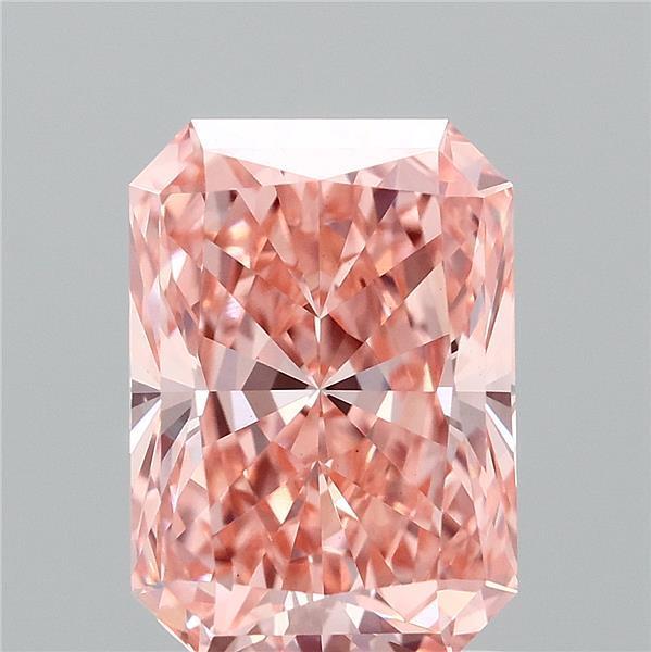 1.91 Ct. Fancy Vivid Pink Radiant Lab Grown Diamond