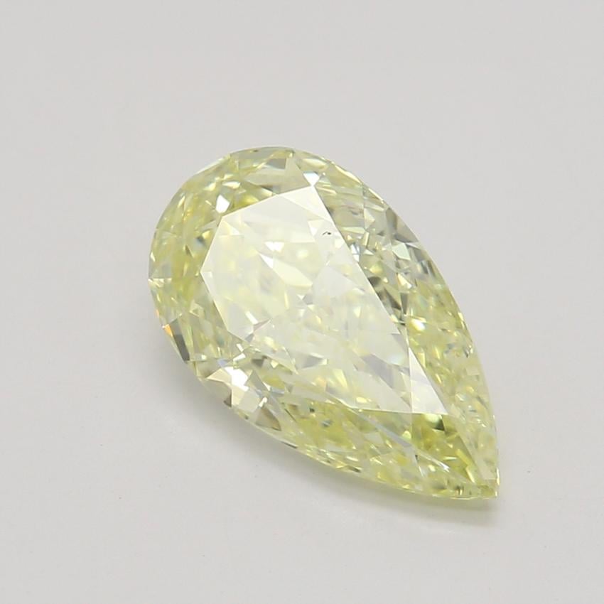 0.91 Ct. Fancy Yellow Pear Diamond