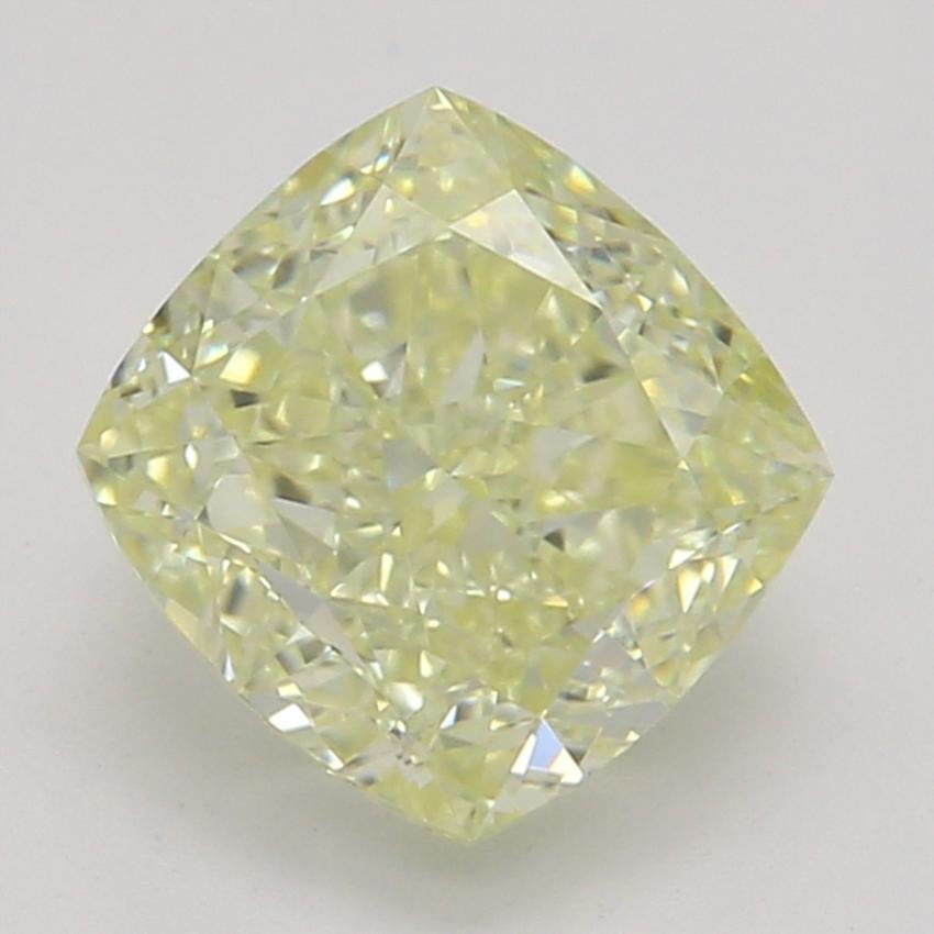 1.02 Ct. Fancy Light Yellow Cushion Diamond
