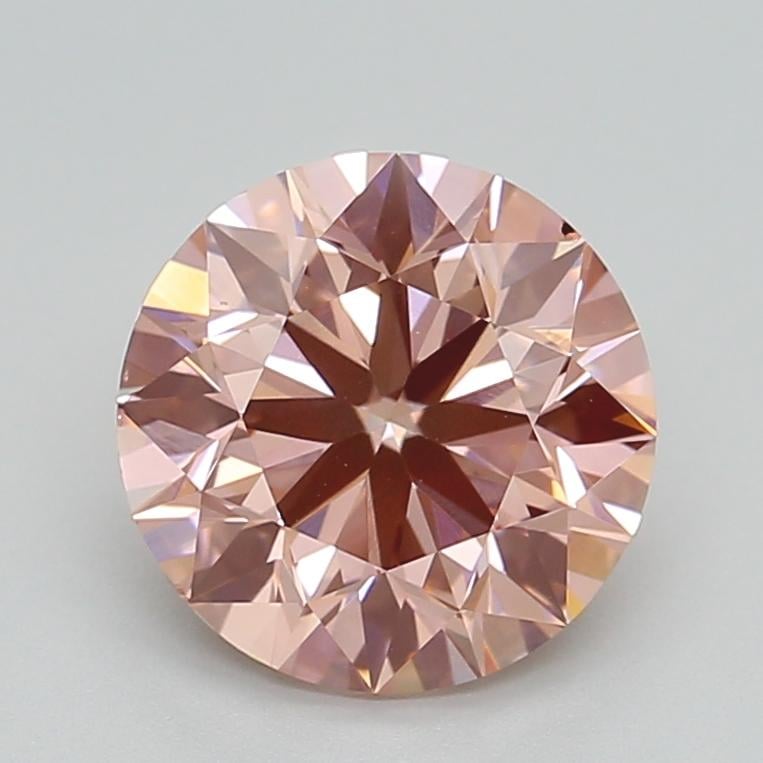 2.70 Ct. Fancy Intense Pink Round Lab Grown Diamond