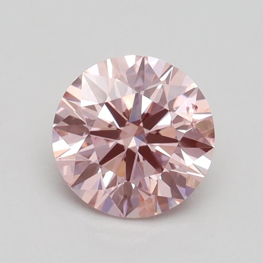 1.25 Ct. Fancy Intense Pink Round Lab Grown Diamond