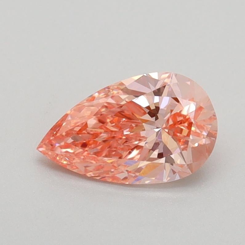 0.70 Ct. Fancy Vivid Pink Pear Lab Grown Diamond