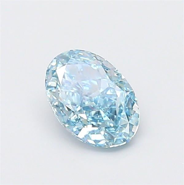 1.34 Ct. Fancy Vivid Green Oval Lab Grown Diamond