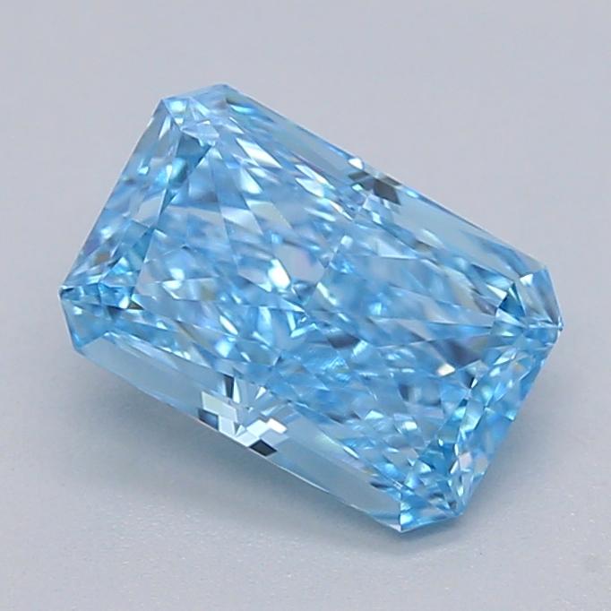 1.00 Ct. Fancy Vivid  Blue Radiant Lab Grown Diamond