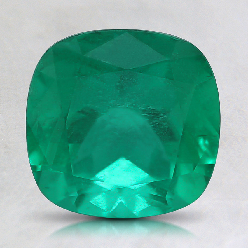 8mm Premium Cushion Emerald