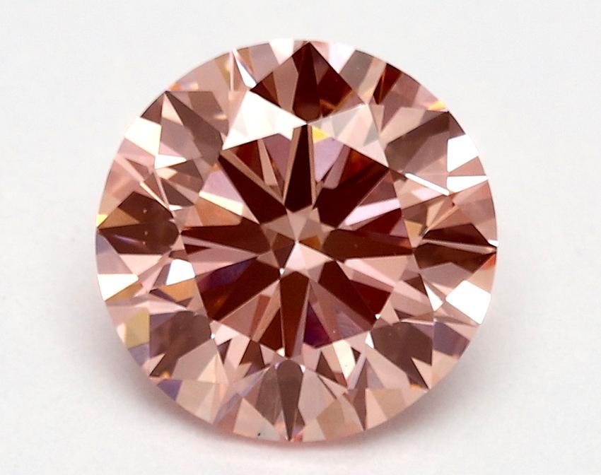 1.8 Ct. Fancy Vivid Pink Round Lab Grown Diamond
