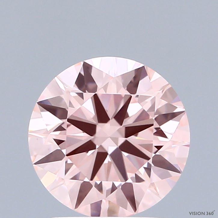 2.02 Ct. Fancy Intense Pink Round Lab Grown Diamond