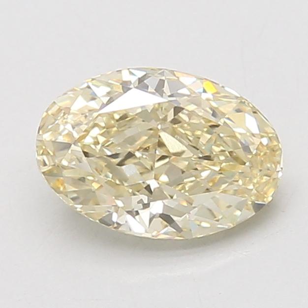 1.52 Ct. Fancy Yellow Oval Lab Grown Diamond