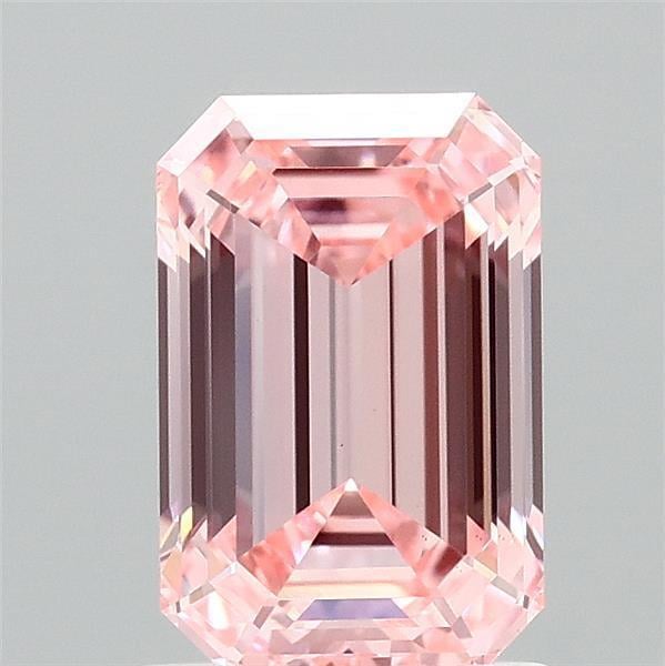 1.52 Ct. Fancy Vivid Pink Emerald Lab Grown Diamond