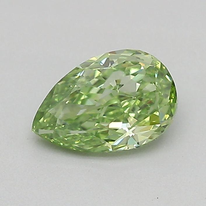 0.34 Ct. Fancy Vivid  Green Pear Lab Grown Diamond