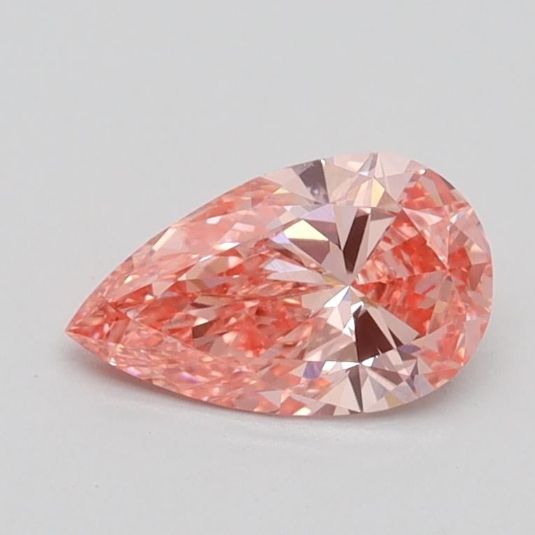 0.70 Ct. Fancy Vivid Pink Pear Lab Grown Diamond