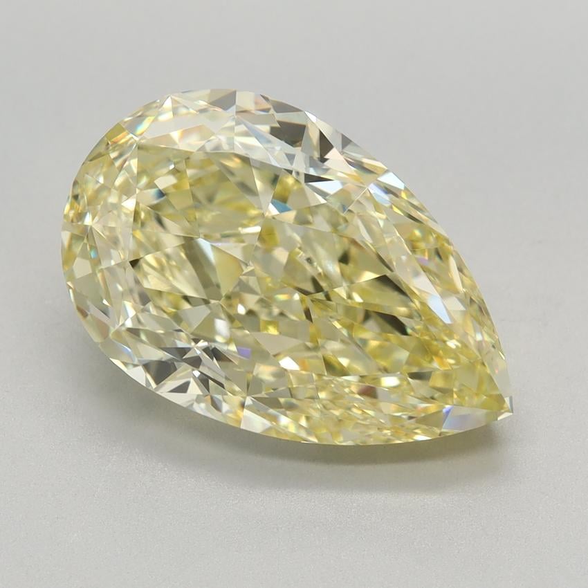 5.33 Ct. Fancy Yellow Pear Lab Grown Diamond