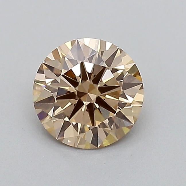 0.32 Ct. Fancy Light  Brown Round Lab Grown Diamond