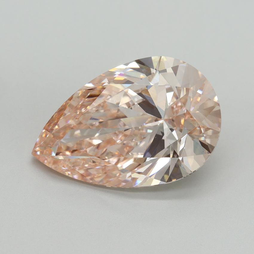 8.50 Ct. Fancy Intense Pink Pear Lab Grown Diamond