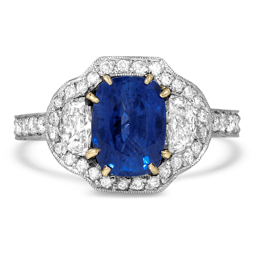 Modern Sapphire Vintage Ring