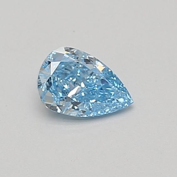 0.37 Ct. Fancy Vivid Blue Pear Lab Grown Diamond