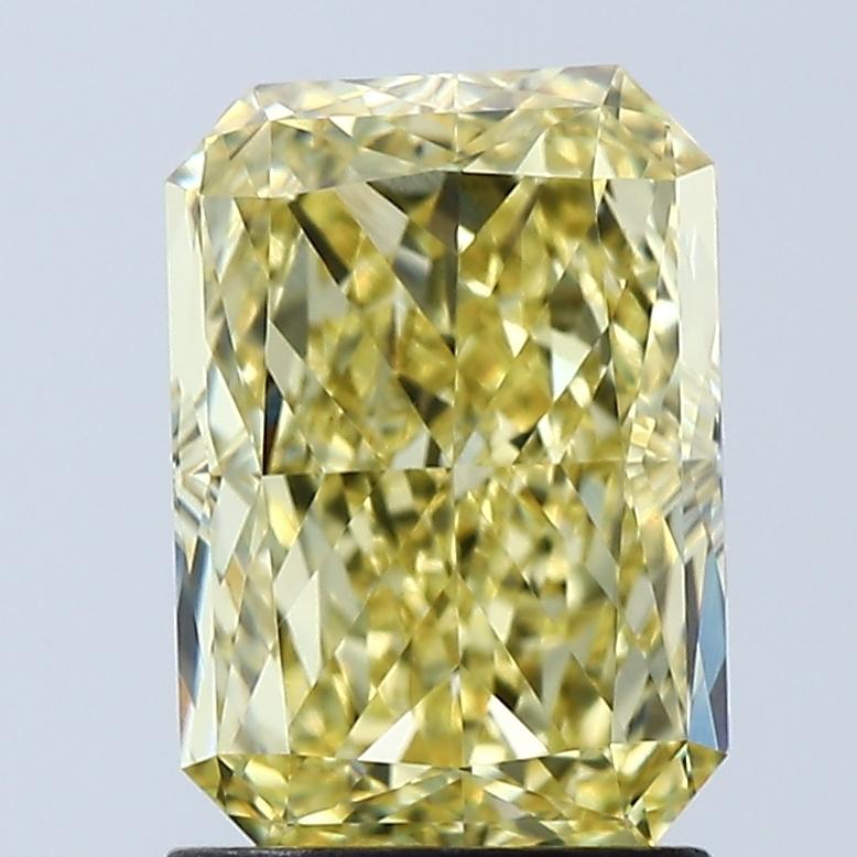 2.04 Ct. Fancy Vivid Yellow Radiant Lab Grown Diamond