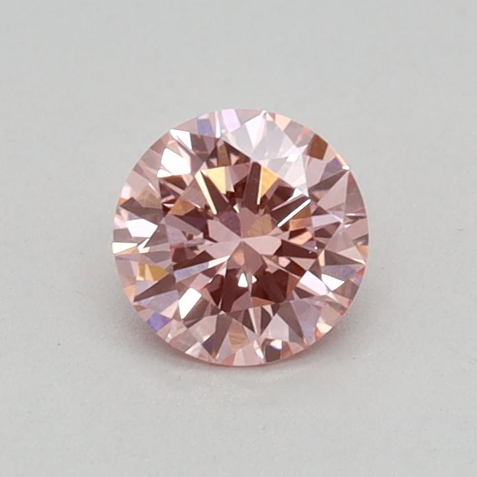 0.31 Ct. Fancy Vivid Pink Round Lab Grown Diamond