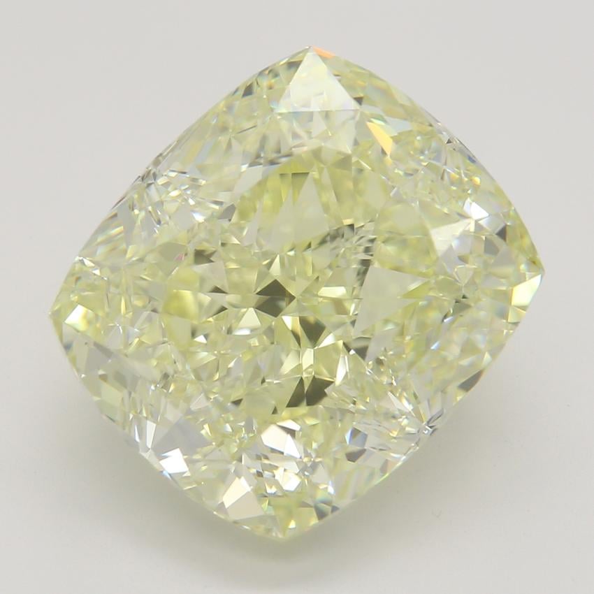 8.51 Ct. Fancy Light Yellow Cushion Diamond