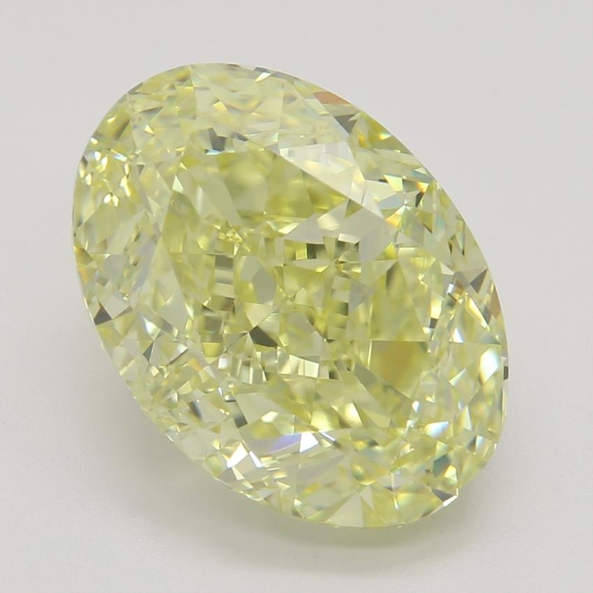 4.04 Ct. Fancy Yellow Oval Diamond