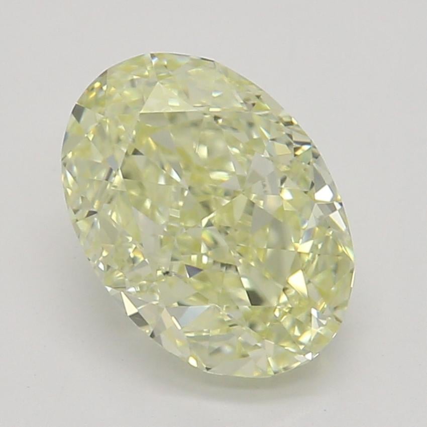 1.01 Ct. Fancy Light Yellow Oval Diamond