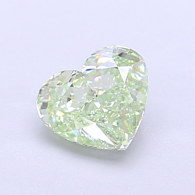 1.15 Ct. Fancy Intense Green Heart Lab Grown Diamond