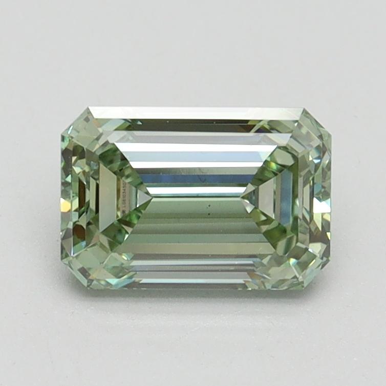 1.11 Ct. Fancy Intense Green Emerald Lab Grown Diamond