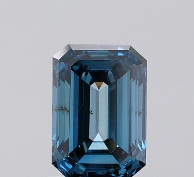1.07 Ct. Fancy Vivid  Blue Emerald Lab Grown Diamond