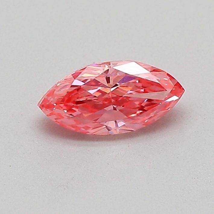 0.32 Ct. Fancy Vivid  Pink Marquise Lab Grown Diamond