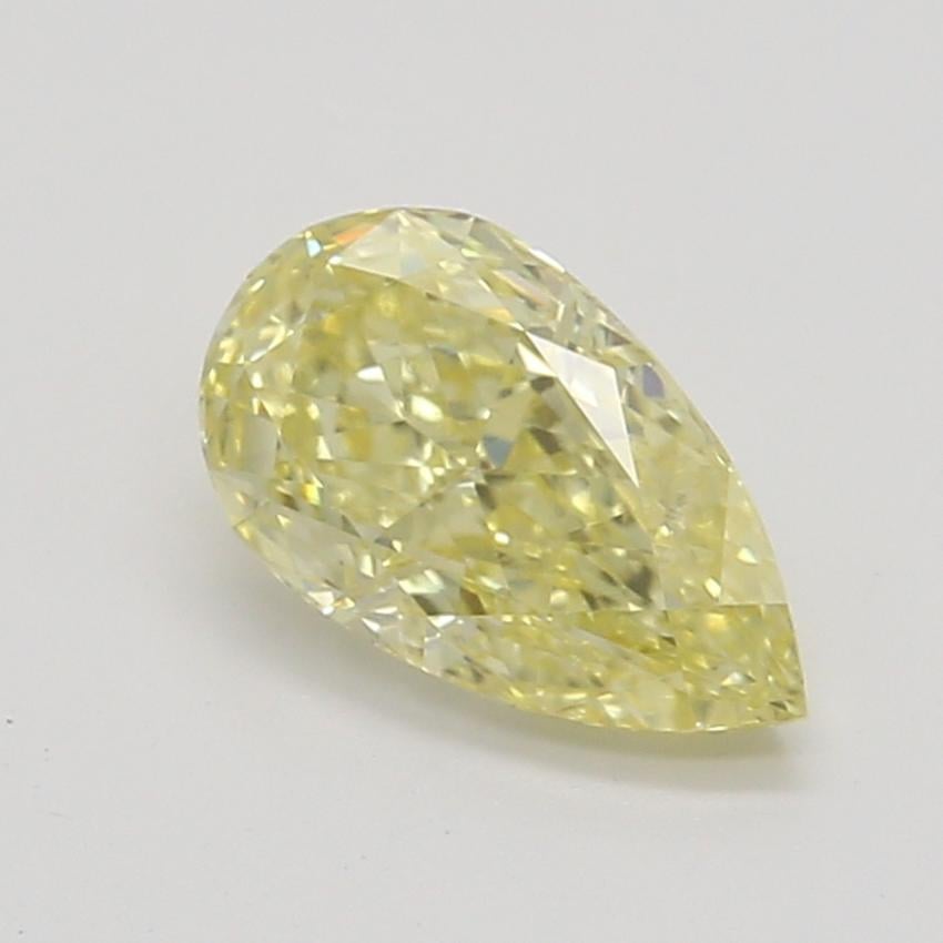 0.40 Ct. Fancy Yellow Pear Diamond