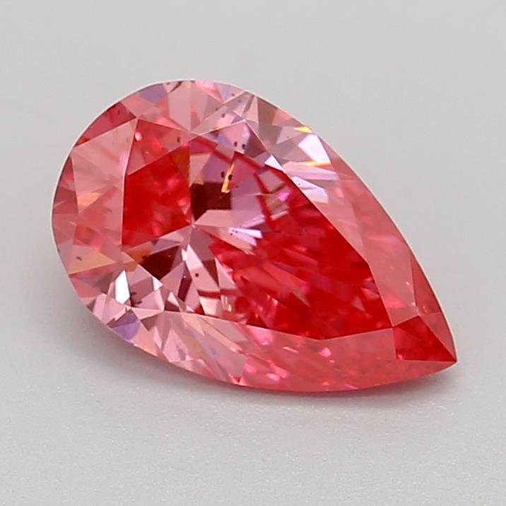 0.83 Ct. Fancy Vivid Pink Pear Lab Grown Diamond