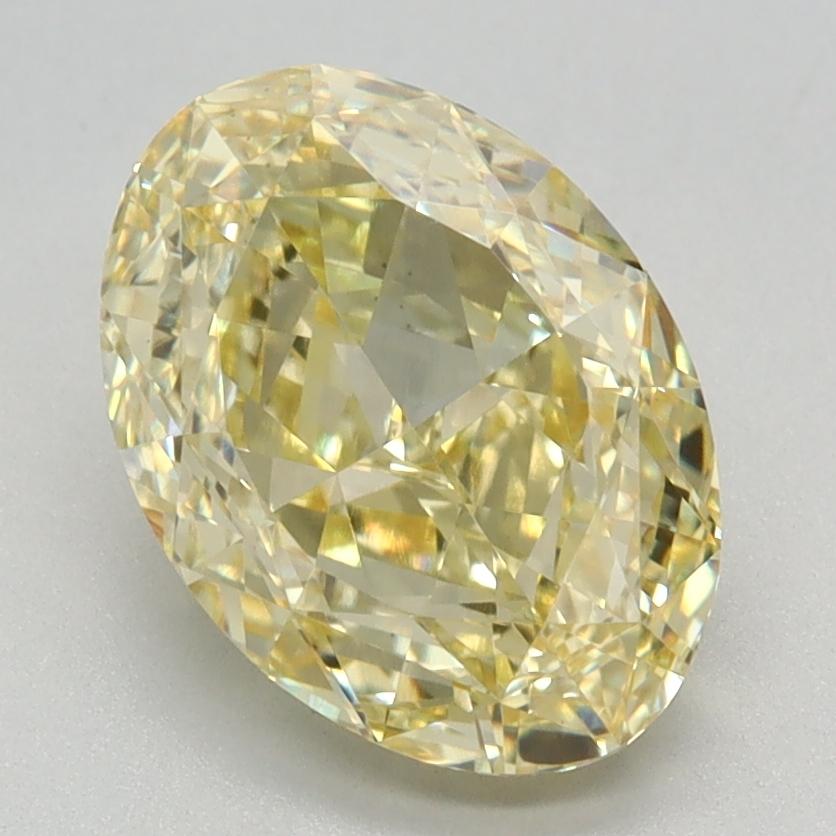 2.38 Ct. Fancy Intense Yellow Oval Lab Grown Diamond