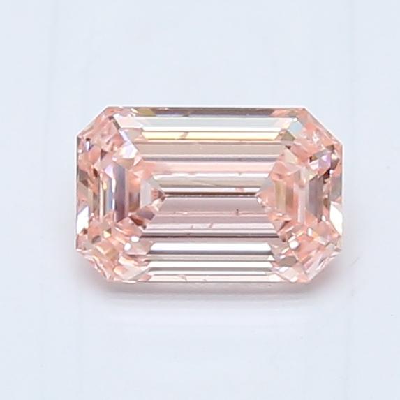 0.65 Ct. Fancy Intense Pink Emerald Lab Grown Diamond