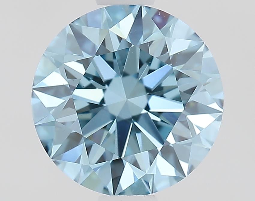 1.15 Ct. Fancy Vivid Blue Round Lab Grown Diamond
