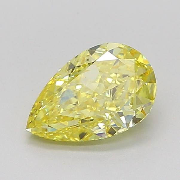 1.05 Ct. Fancy Intense Yellow Pear Lab Grown Diamond