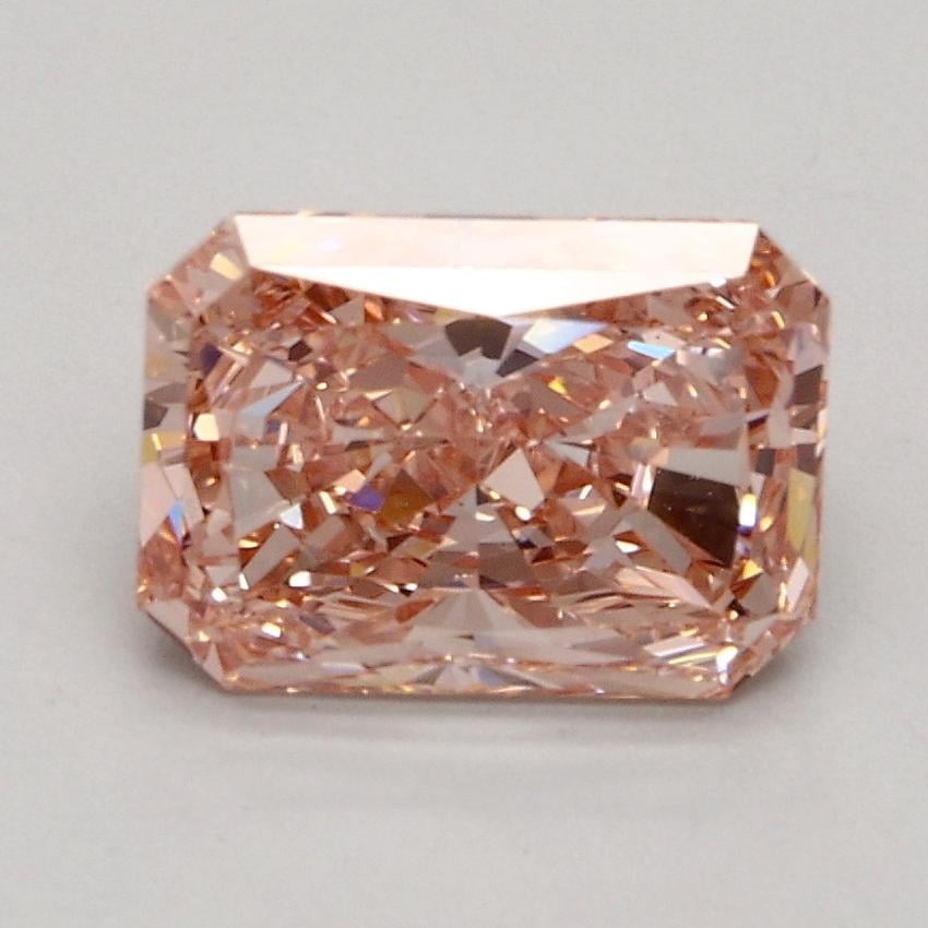 1.50 Ct. Fancy Pink Radiant Lab Grown Diamond