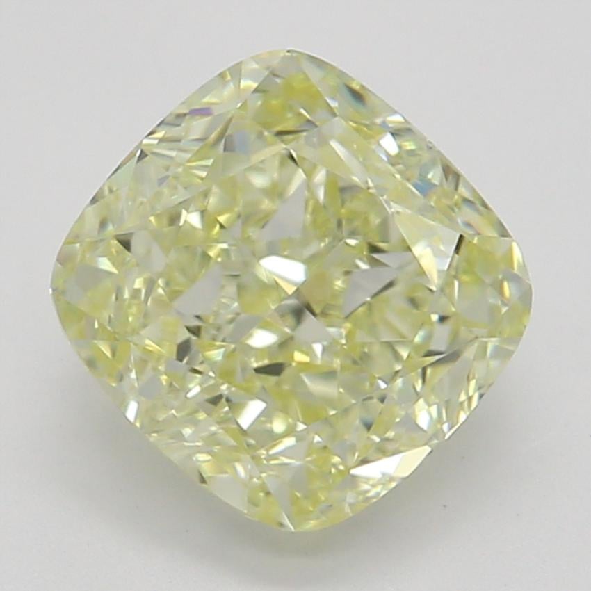 1.06 Ct. Fancy Light Yellow Cushion Diamond