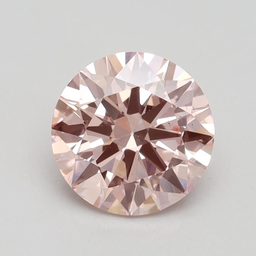 1.63 Ct. Fancy Vivid Pink Round Lab Grown Diamond