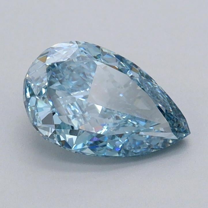 1.03 Ct. Fancy Vivid  Blue Pear Lab Grown Diamond