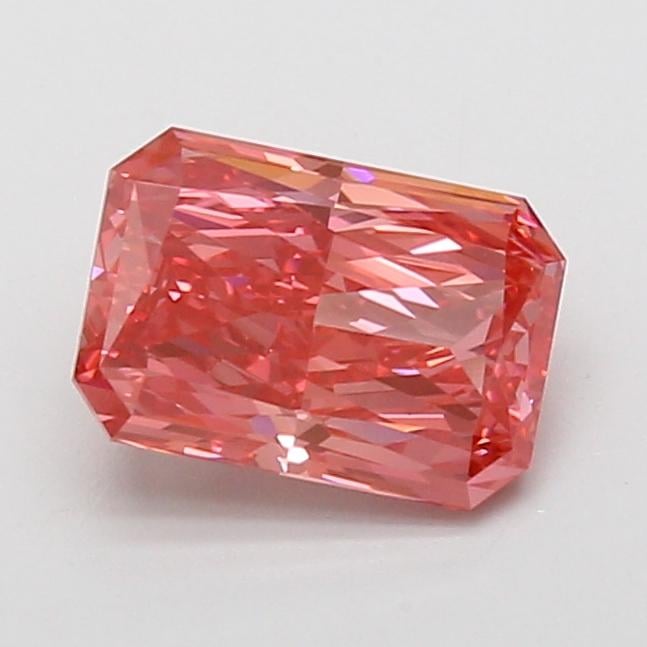 1.57 Ct. Fancy Vivid Pink Radiant Lab Grown Diamond