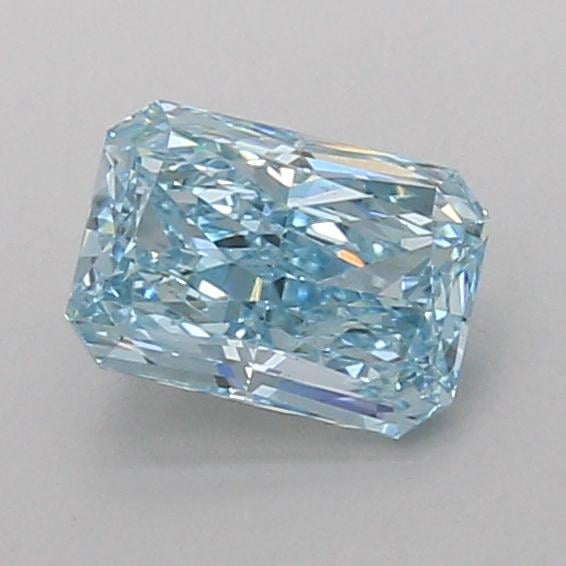 1.00 Ct. Fancy Vivid Blue Radiant Lab Grown Diamond