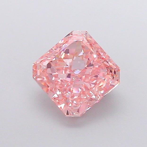 1.94 Ct. Fancy Intense  Pink Radiant Lab Grown Diamond