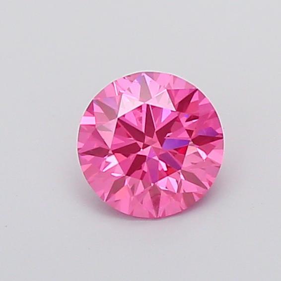 1.02 Ct. Fancy Vivid Pink Round Lab Grown Diamond