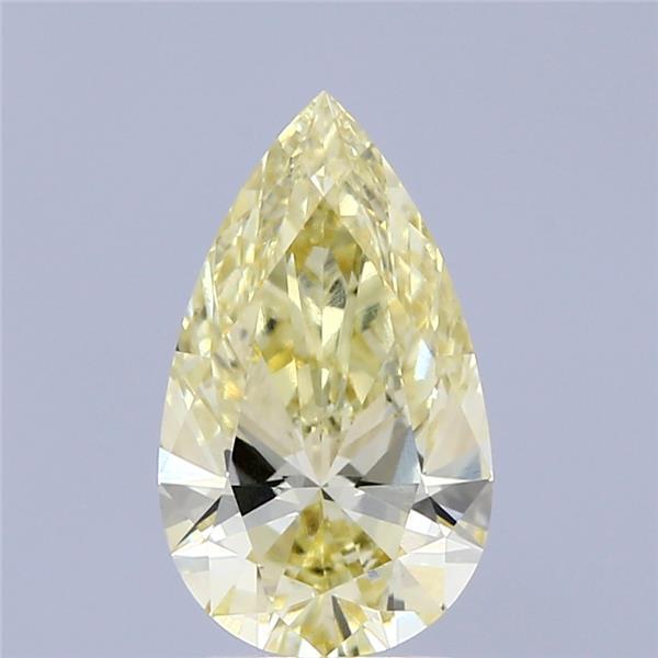 2.02 Ct. Fancy Yellow Pear Lab Grown Diamond