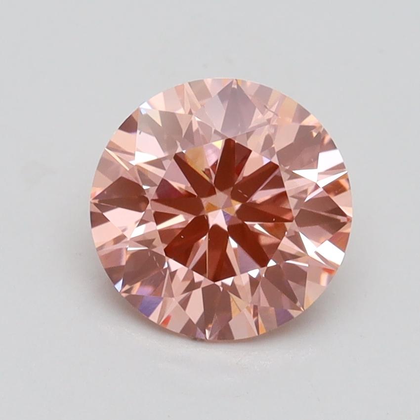 1.51 Ct. Fancy Intense Pink Round Lab Grown Diamond